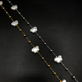 زنجیر استیل مرواریدی پروانه و ونکلیف